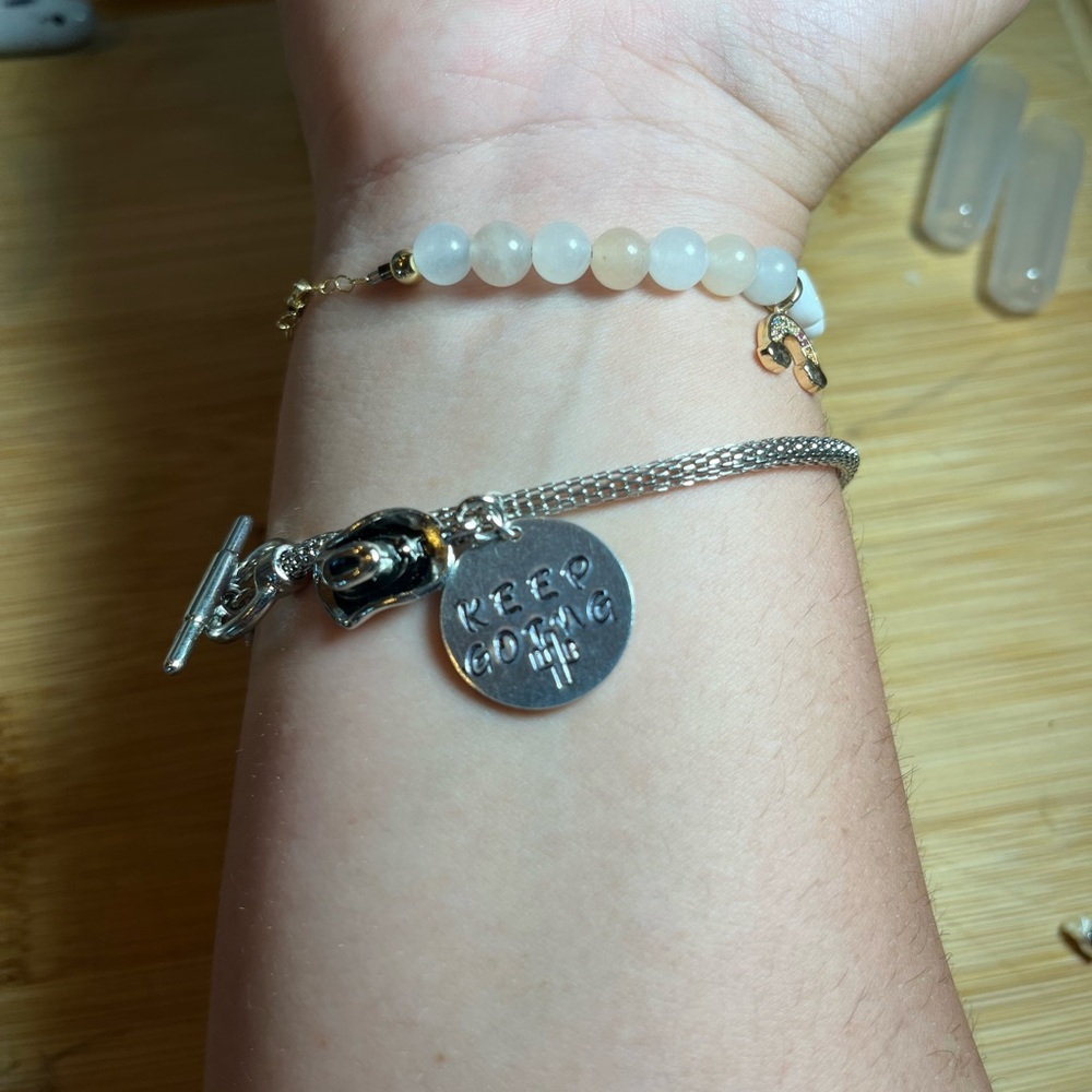 Keep Going - Sterling Silver Bracelet - Picture 2 of 2